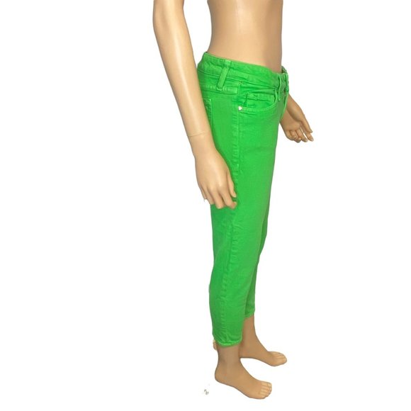 Kate Spade Bright Green Play Hooky Capri Pants Woman's 28 * - Picture 11 of 16